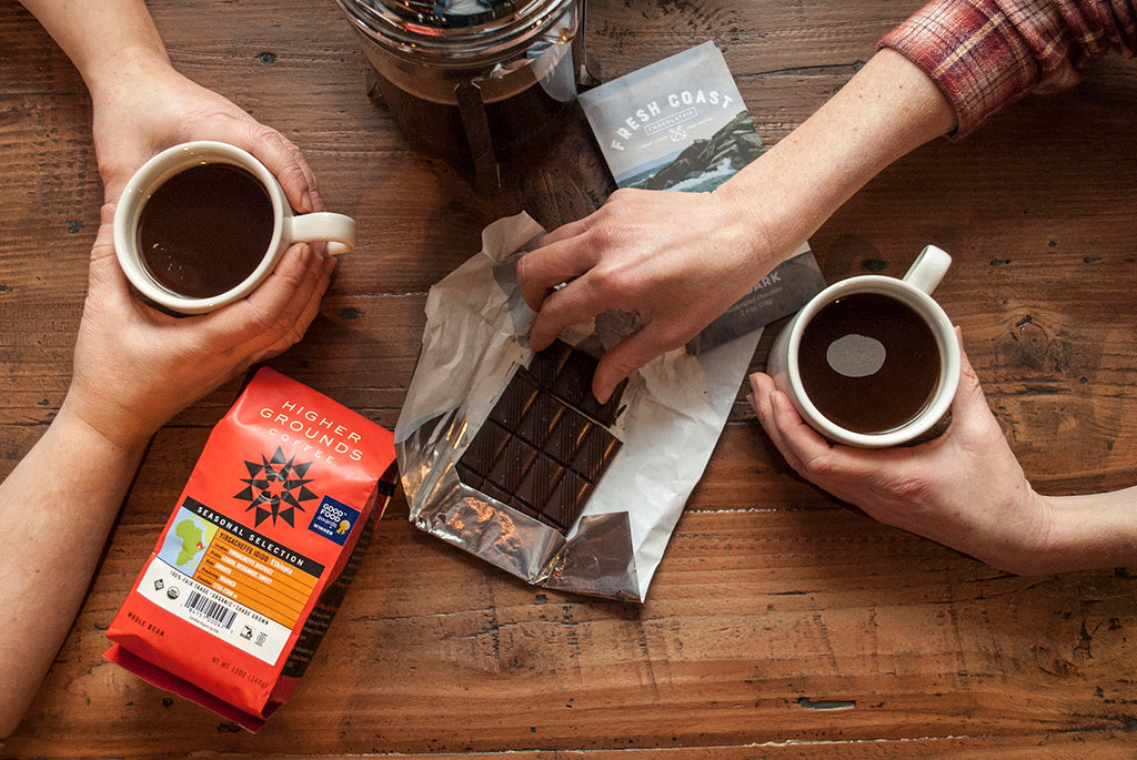 Ethiopian Yirgacheffe Idido paired with Fresh Coast Chocolate